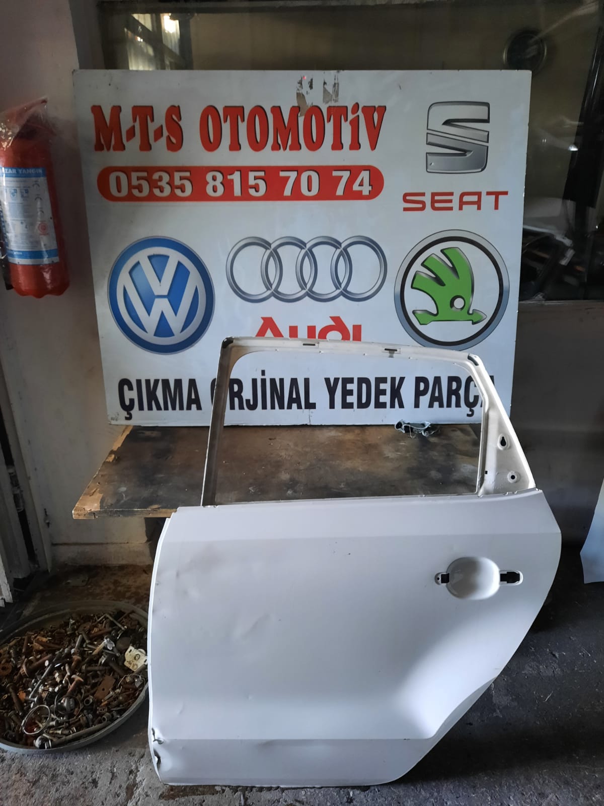 2009-2018 volkswagen polo sol arka kapı